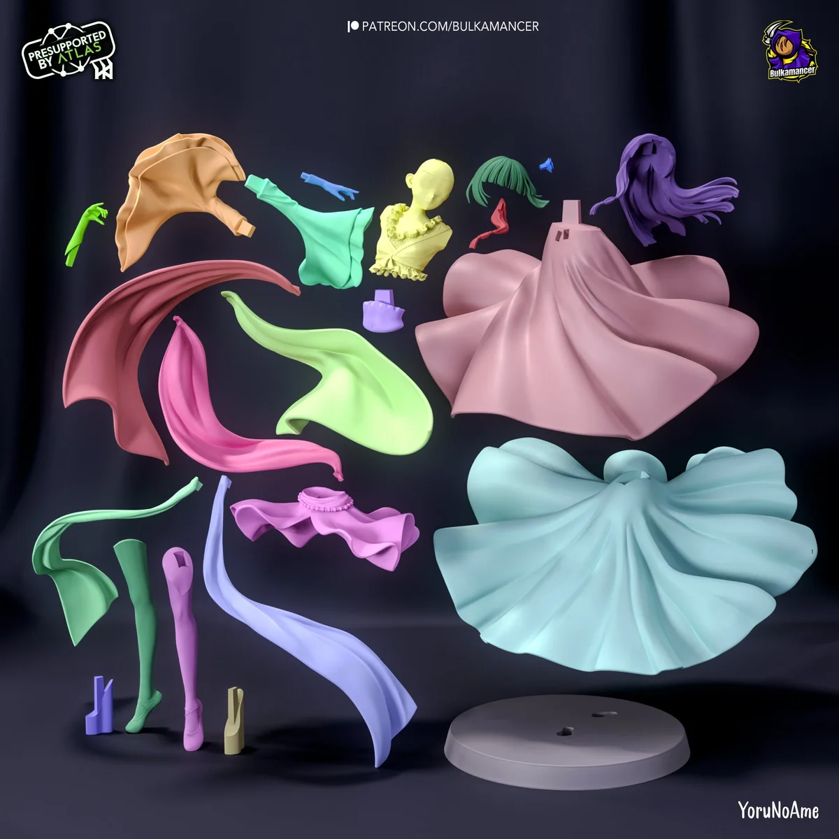 Poison Maiden | Fan Art | 3D Printed Resin Model Garage Kit | *Un-Painted* | Bulkamancer 5