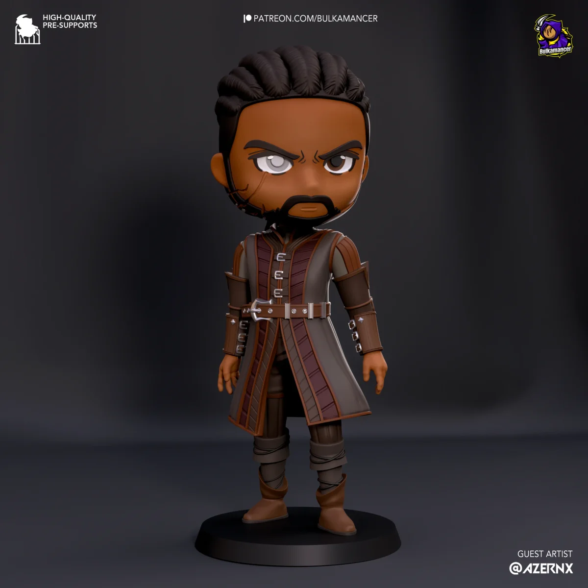 Chibi Origin Characters (Complete Set of 6) | Fan Art | 3D Printed Resin Model Garage Kit | *Un-Painted* | Bulkamancer 12