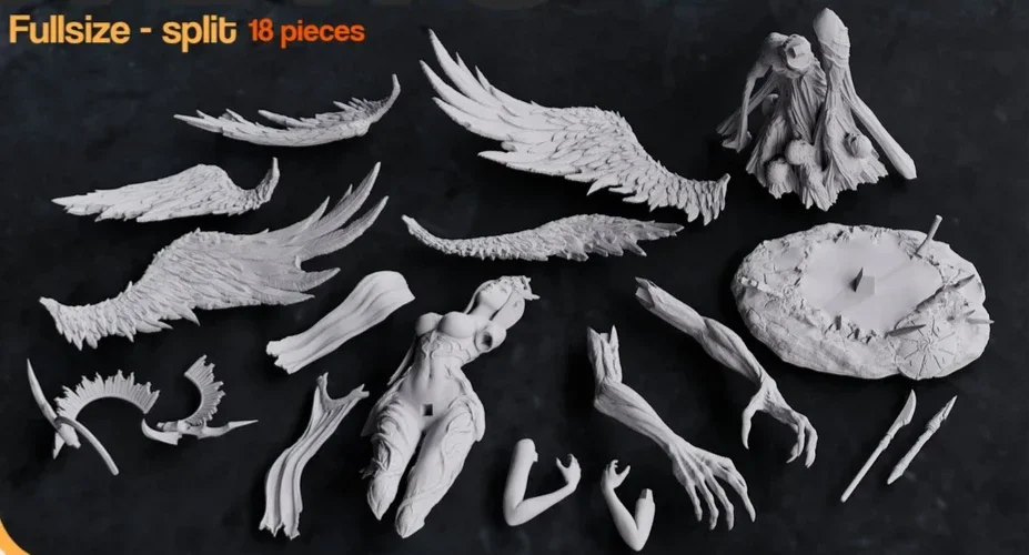 Zhazel | Fan Art | 3D Printed Resin Model Garage Kit | *Un-Painted* | Nomnom 3