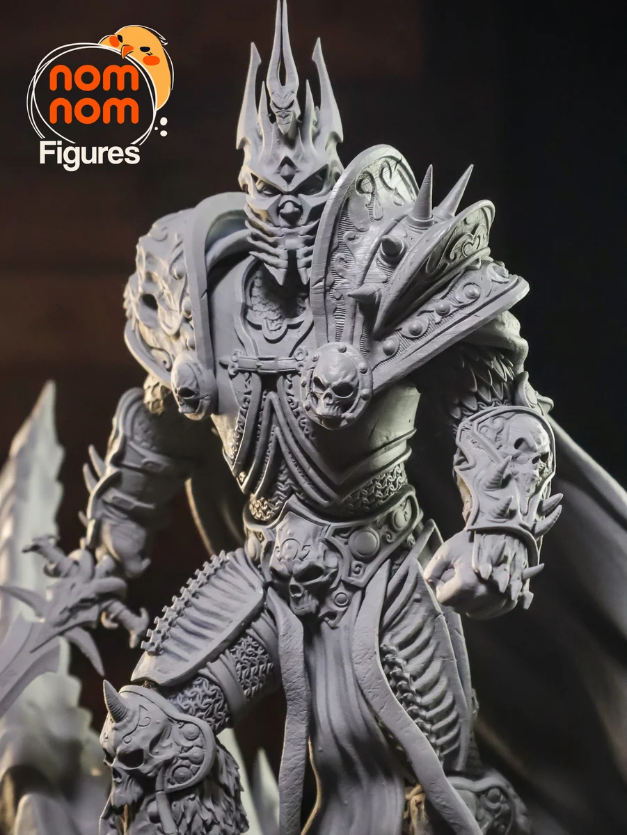 Arthas | Fan Art | 3D Printed Resin Model Garage Kit | *Un-Painted* | Nomnom 16