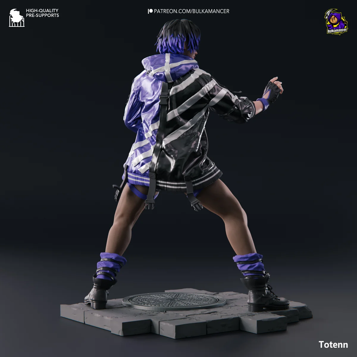 Reina | Fan Art | 3D Printed Resin Model Garage Kit | *Un-Painted* | Bulkamancer 4