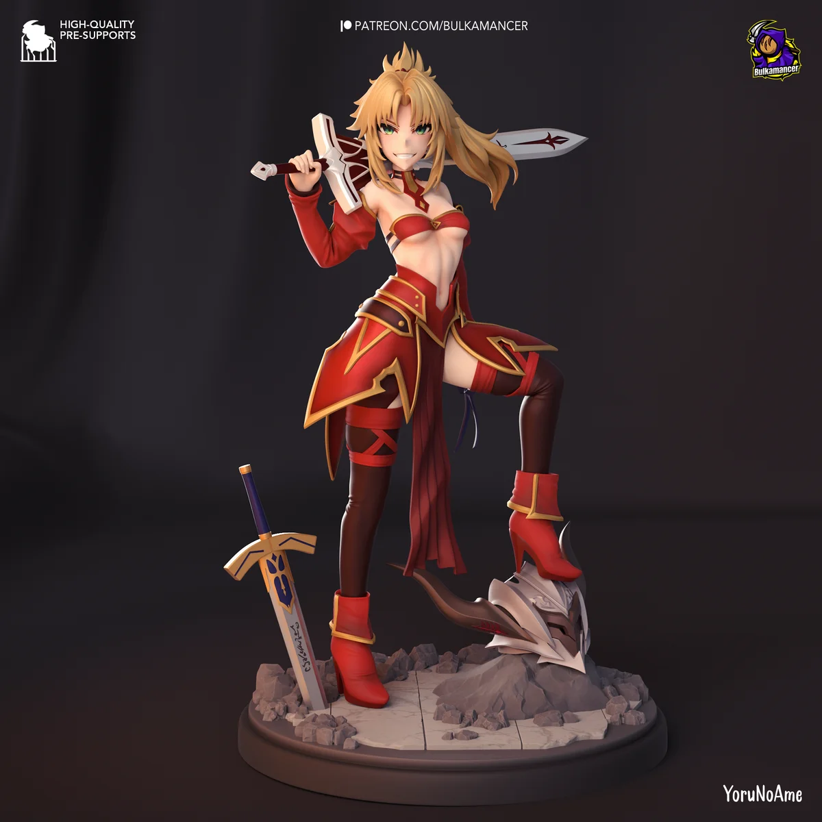 Mordred | Fan Art | 3D Printed Resin Model Garage Kit | *Un-Painted* | Bulkamancer 3