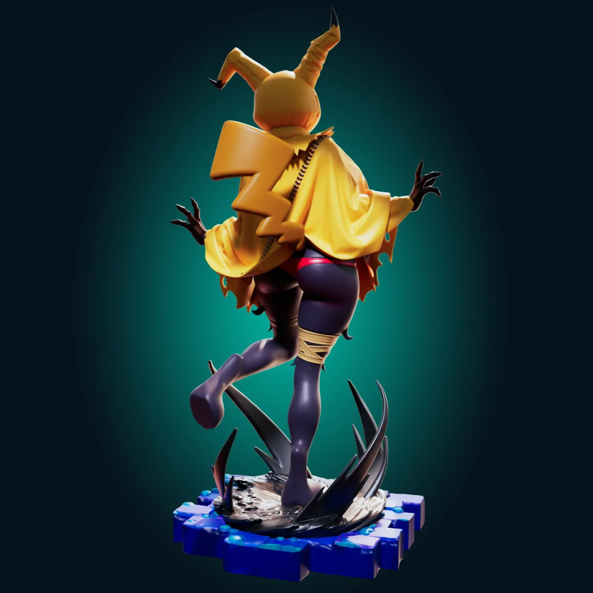 Mimikyu | Fan Art | 3D Printed Resin Model Garage Kit | *Un-Painted* | Officer Rhu 3