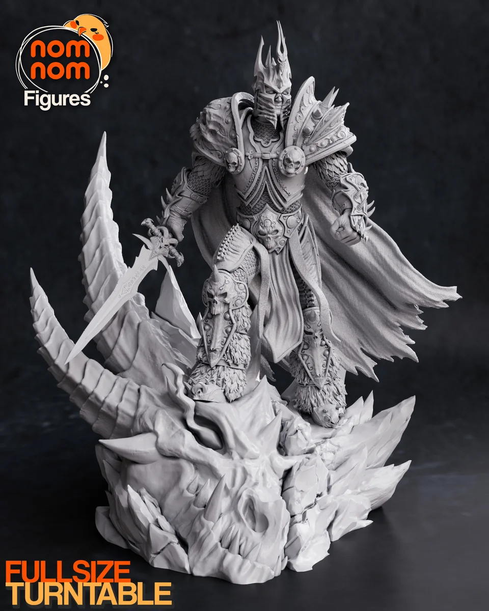 Arthas | Fan Art | 3D Printed Resin Model Garage Kit | *Un-Painted* | Nomnom 8
