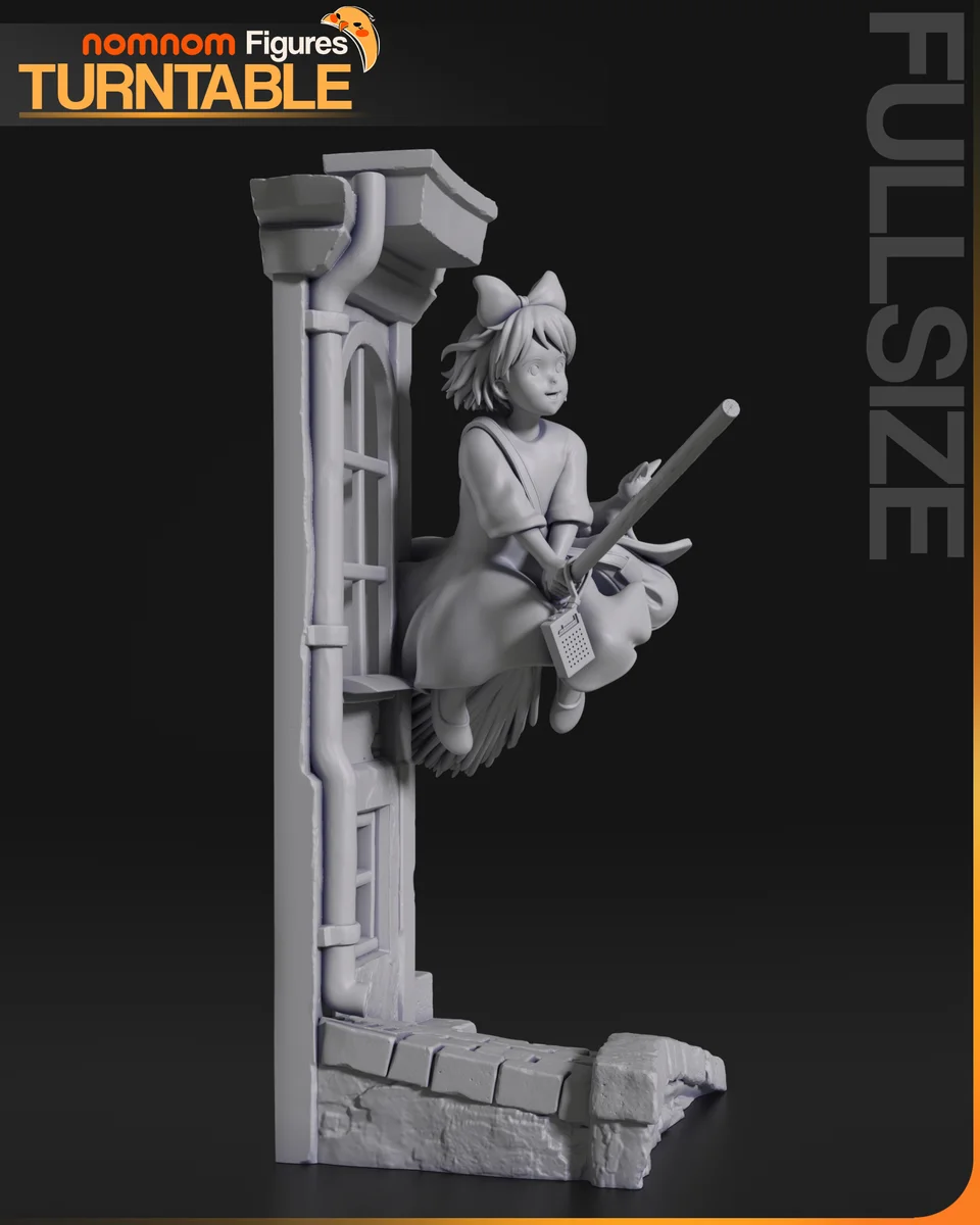 Kiki | Fan Art | 3D Printed Resin Model Garage Kit | *Un-Painted* | Nomnom 7