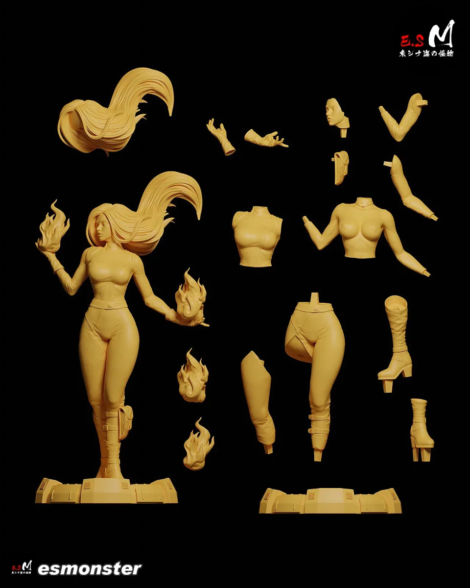 Shego | Fan Art | 3D Printed Resin Model Garage Kit | *Un-Painted* | ES Monster 4