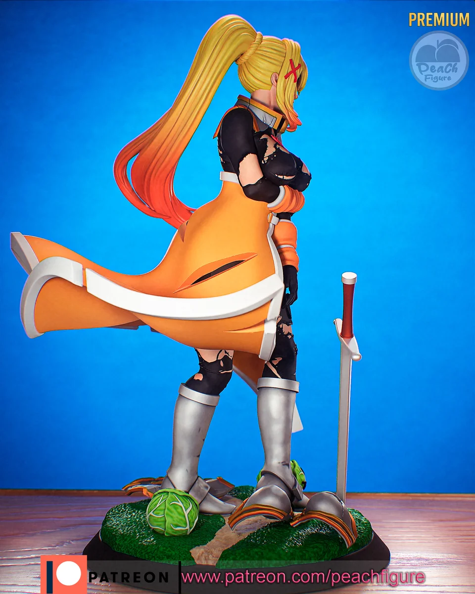 Darkness | Fan Art | 3D Printed Resin Model Garage Kit | *Un-Painted* | Peach Figure 4