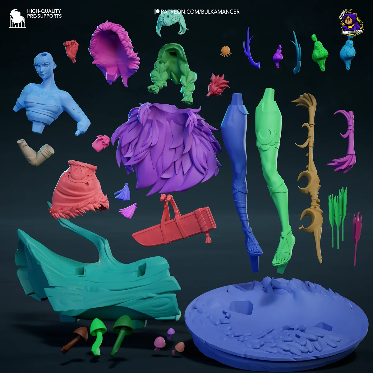 Artemis | Fan Art | 3D Printed Resin Model Garage Kit | *Un-Painted* | Bulkamancer 7