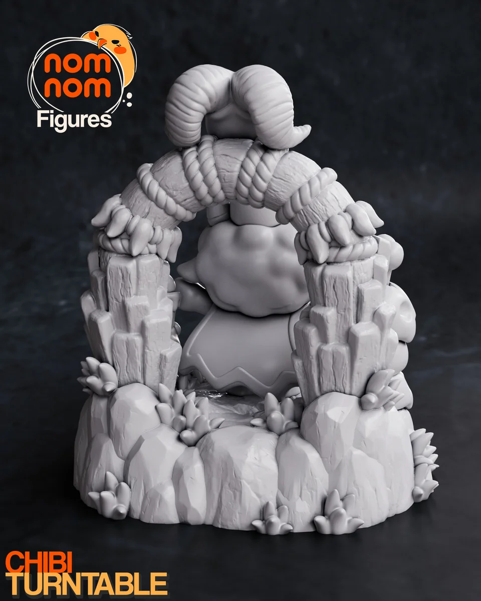 Chibi Lamb | Fan Art | 3D Printed Resin Model Garage Kit | *Un-Painted* | Nomnom 4