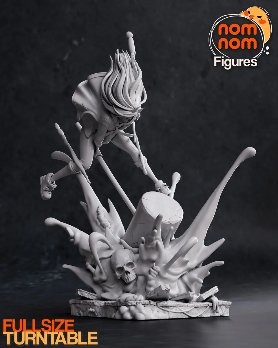 Power | Fan Art | 3D Printed Resin Model Garage Kit | *Un-Painted* | Nomnom 7