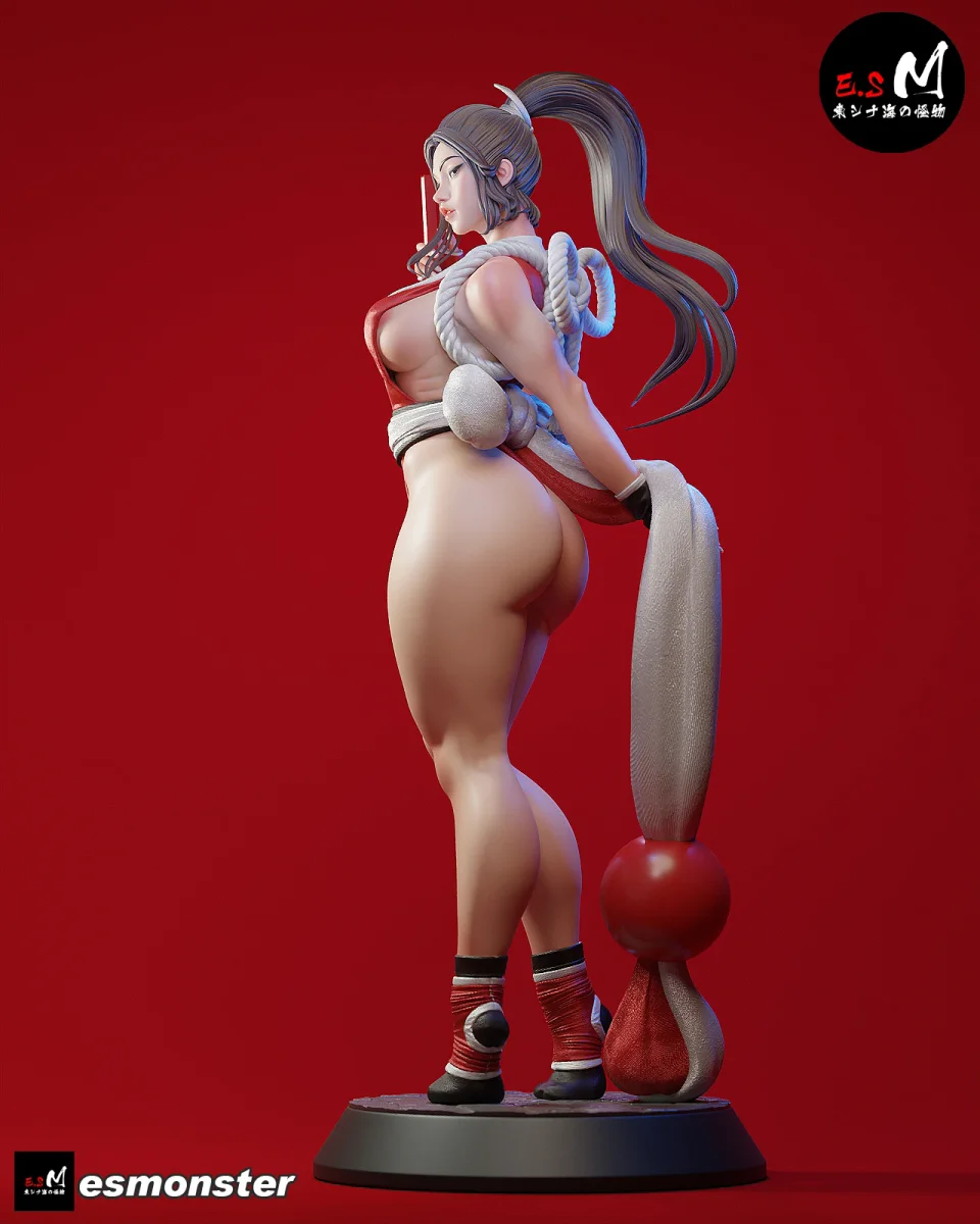Mai Shiranui | Fan Art | 3D Printed Resin Model Garage Kit | *Un-Painted* | ES Monster 3