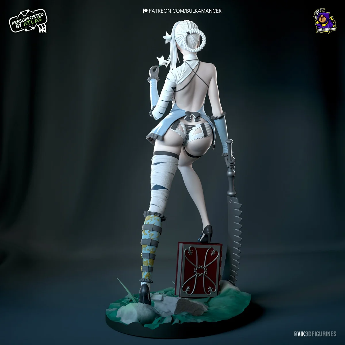 Kaine | Fan Art | 3D Printed Resin Model Garage Kit | *Un-Painted* | Bulkamancer 5