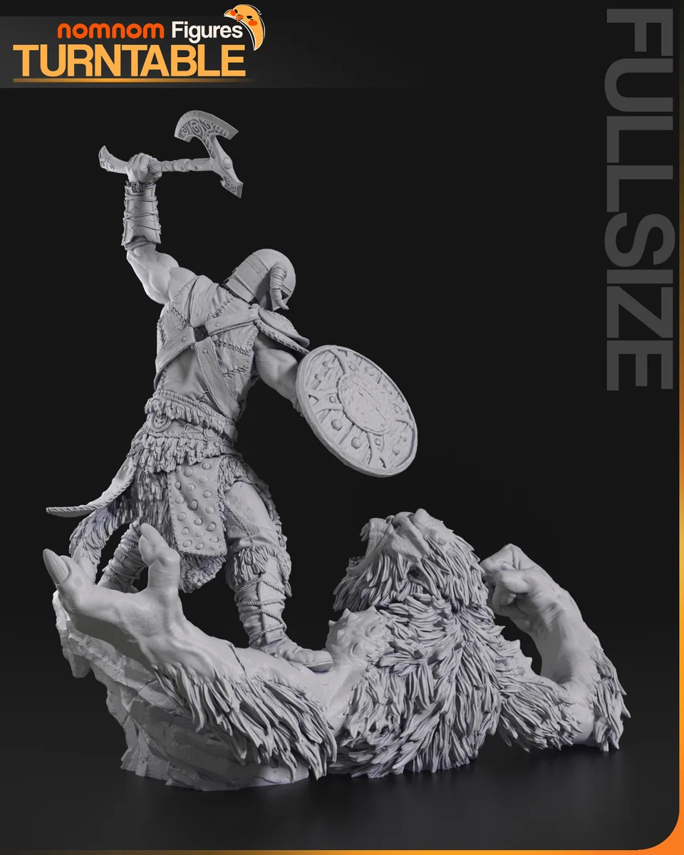 Dragonborn | Fan Art | 3D Printed Resin Model Garage Kit | *Un-Painted* | Nomnom 11