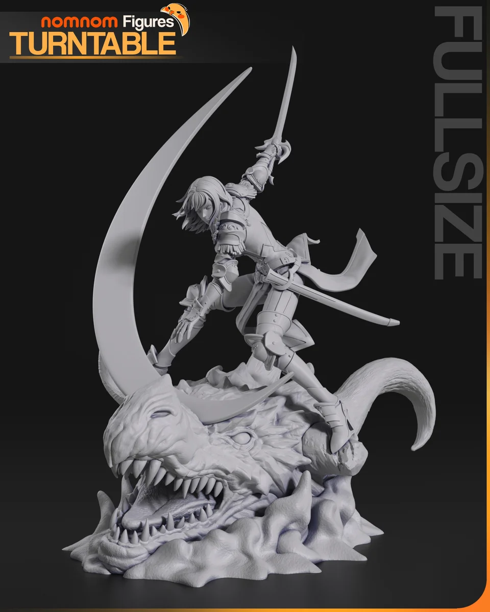 Cha Hae-In | Fan Art | 3D Printed Resin Model Garage Kit | *Un-Painted* | Nomnom 4