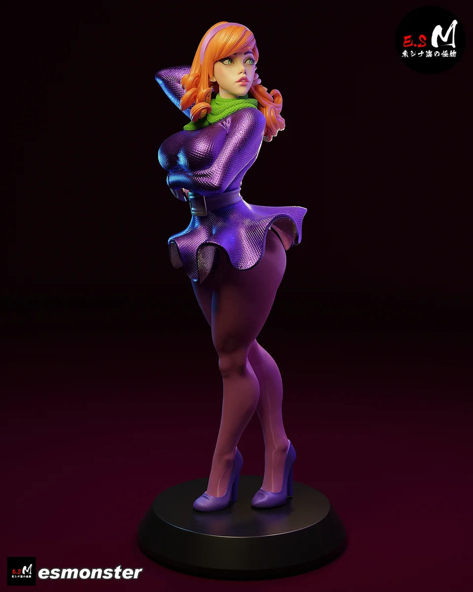 Daphne | Fan Art | 3D Printed Resin Model Garage Kit | *Un-Painted* | ES Monster 4