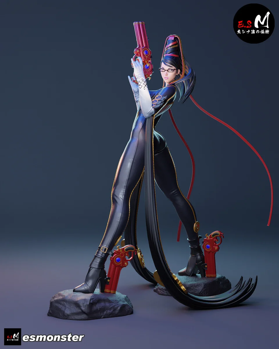 Bayonetta | Fan Art | 3D Printed Resin Model Garage Kit | *Un-Painted* | ES Monster 4