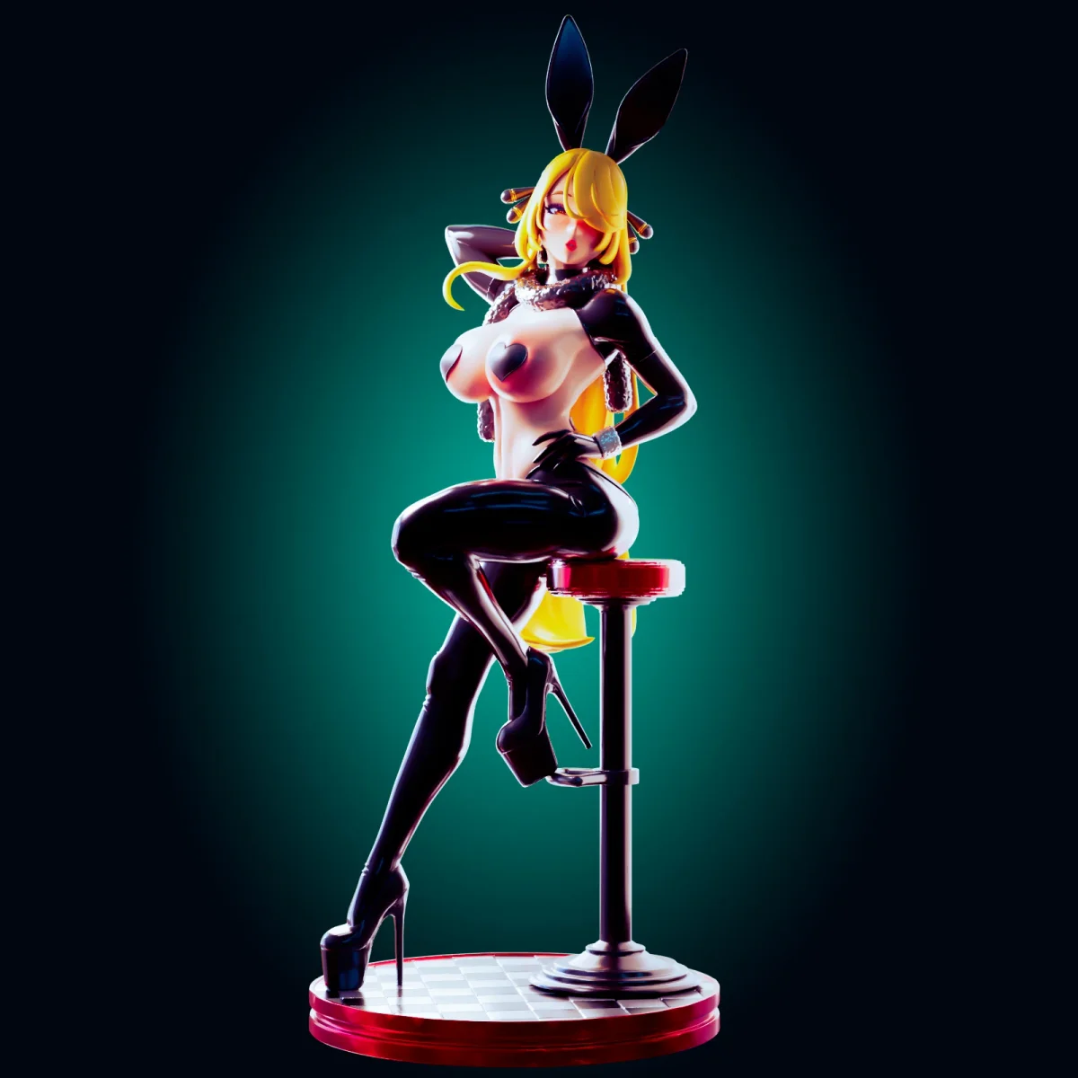 Cynthia | Fan Art | 3D Printed Resin Model Garage Kit | *Un-Painted* | Officer Rhu 6