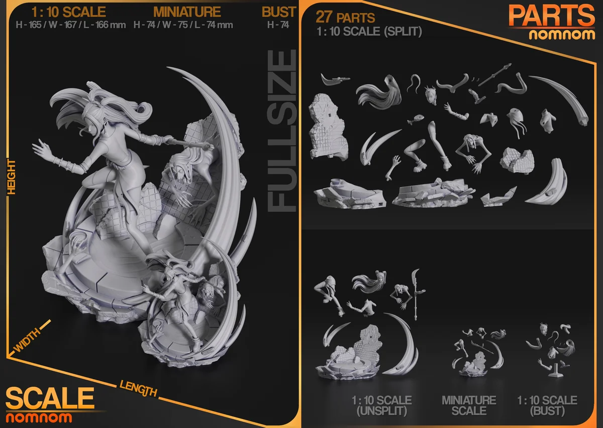 Mira | Fan Art | 3D Printed Resin Model Garage Kit | *Un-Painted* | Nomnom 7