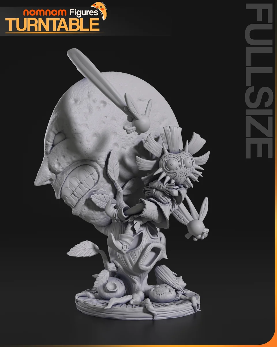 Skull Kid | Fan Art | 3D Printed Resin Model Garage Kit | *Un-Painted* | Nomnom 5
