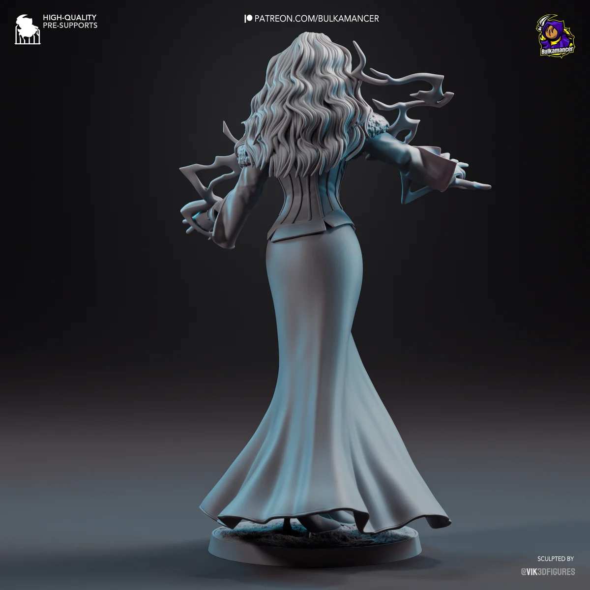 Yennefer | Fan Art | 3D Printed Resin Model Garage Kit | *Un-Painted* | Bulkamancer 10