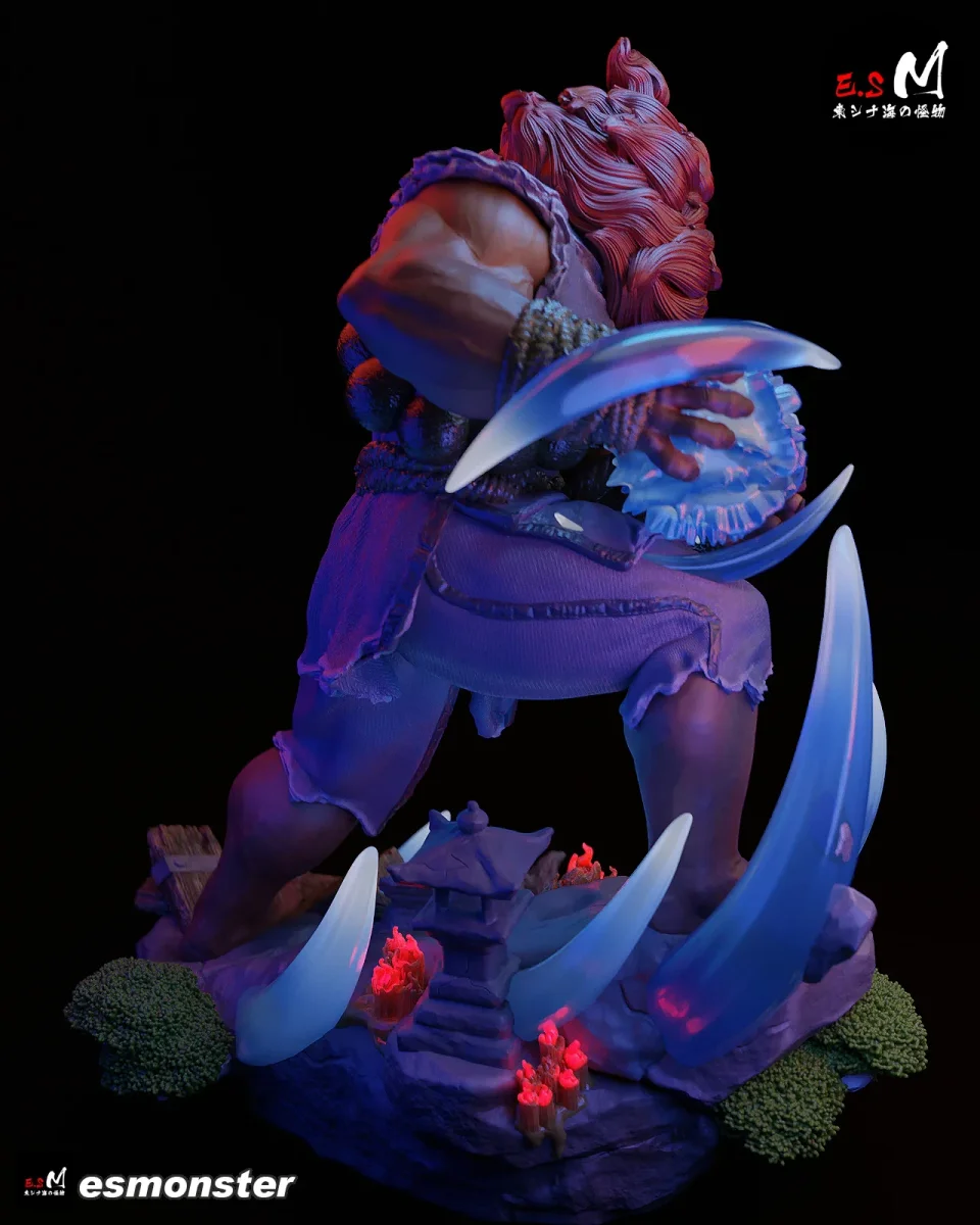 Akuma v1 | Fan Art | 3D Printed Resin Model Garage Kit | *Un-Painted* | ES Monster 3