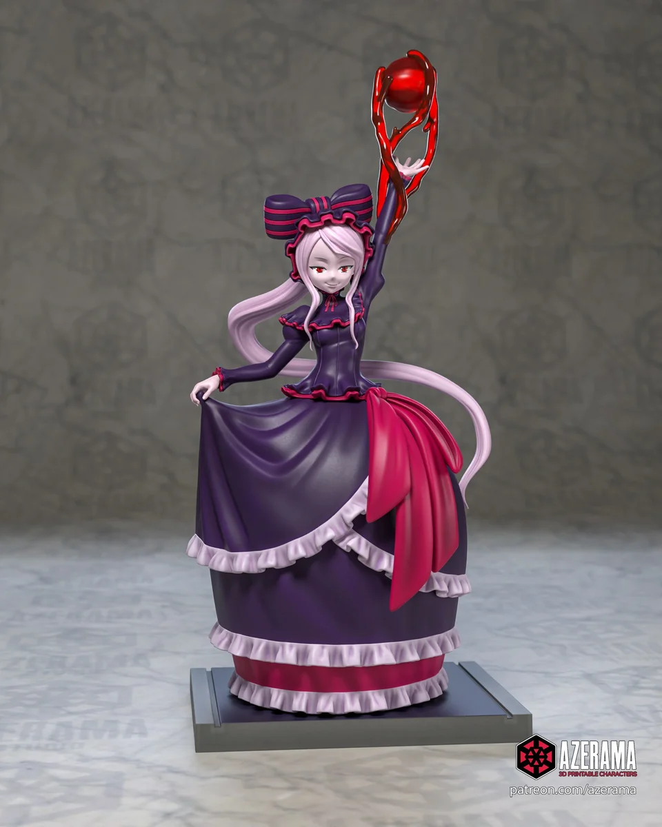 Vampire Girl | Fan Art | 3D Printed Resin Model Garage Kit | *Un-Painted* | Azerama 4