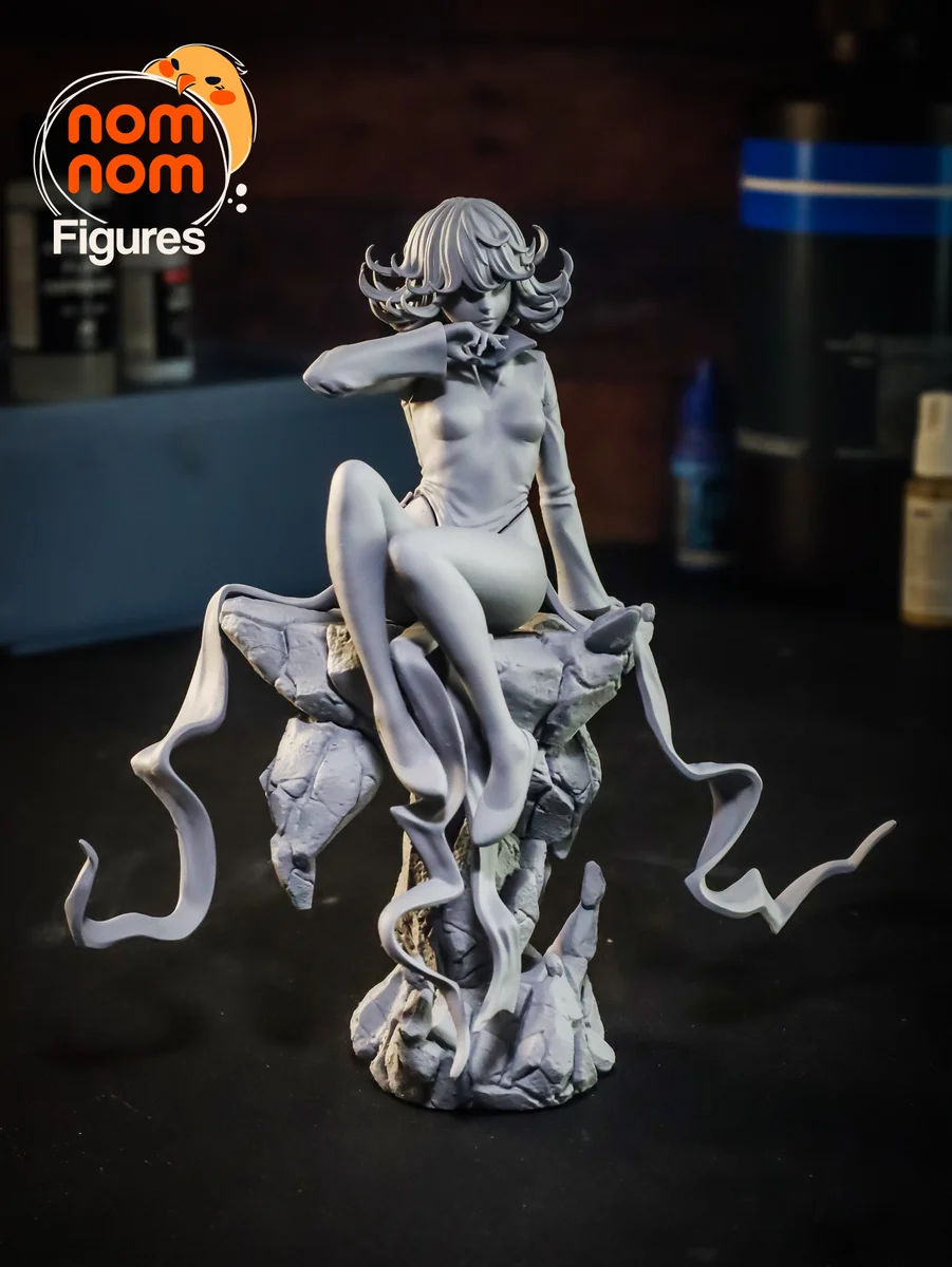Tatsumaki | Fan Art | 3D Printed Resin Model Garage Kit | *Un-Painted* | Nomnom 8