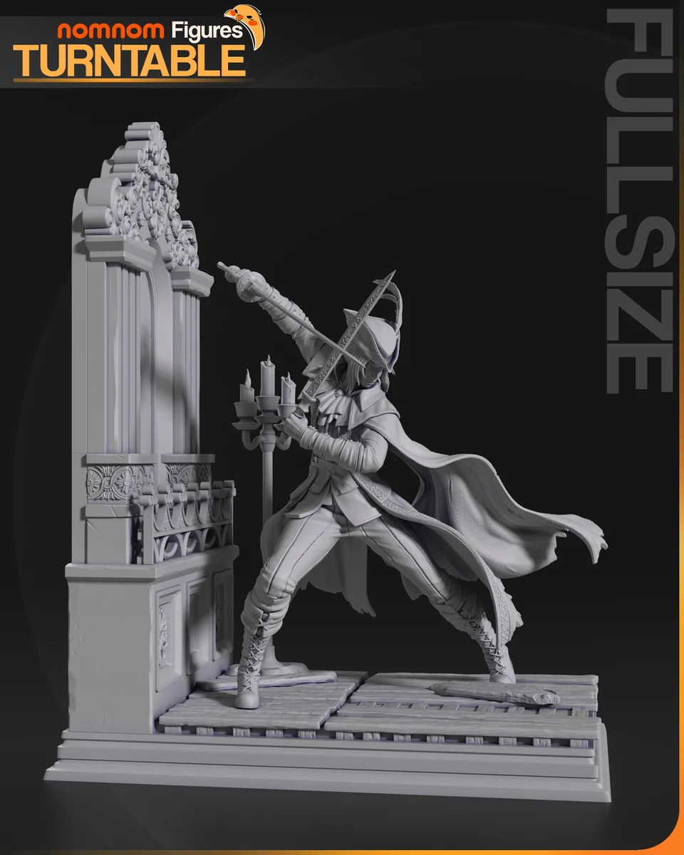 Lady Maria | Fan Art | 3D Printed Resin Model Garage Kit | *Un-Painted* | Nomnom 7