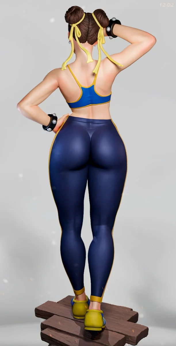 Chun-Li (Pose 2) | Fan Art | 3D Printed Resin Model Garage Kit | *Un-Painted* | ES Monster 4