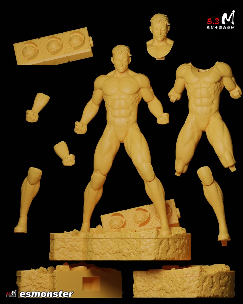 Invincible | Fan Art | 3D Printed Resin Model Garage Kit | *Un-Painted* | ES Monster 5