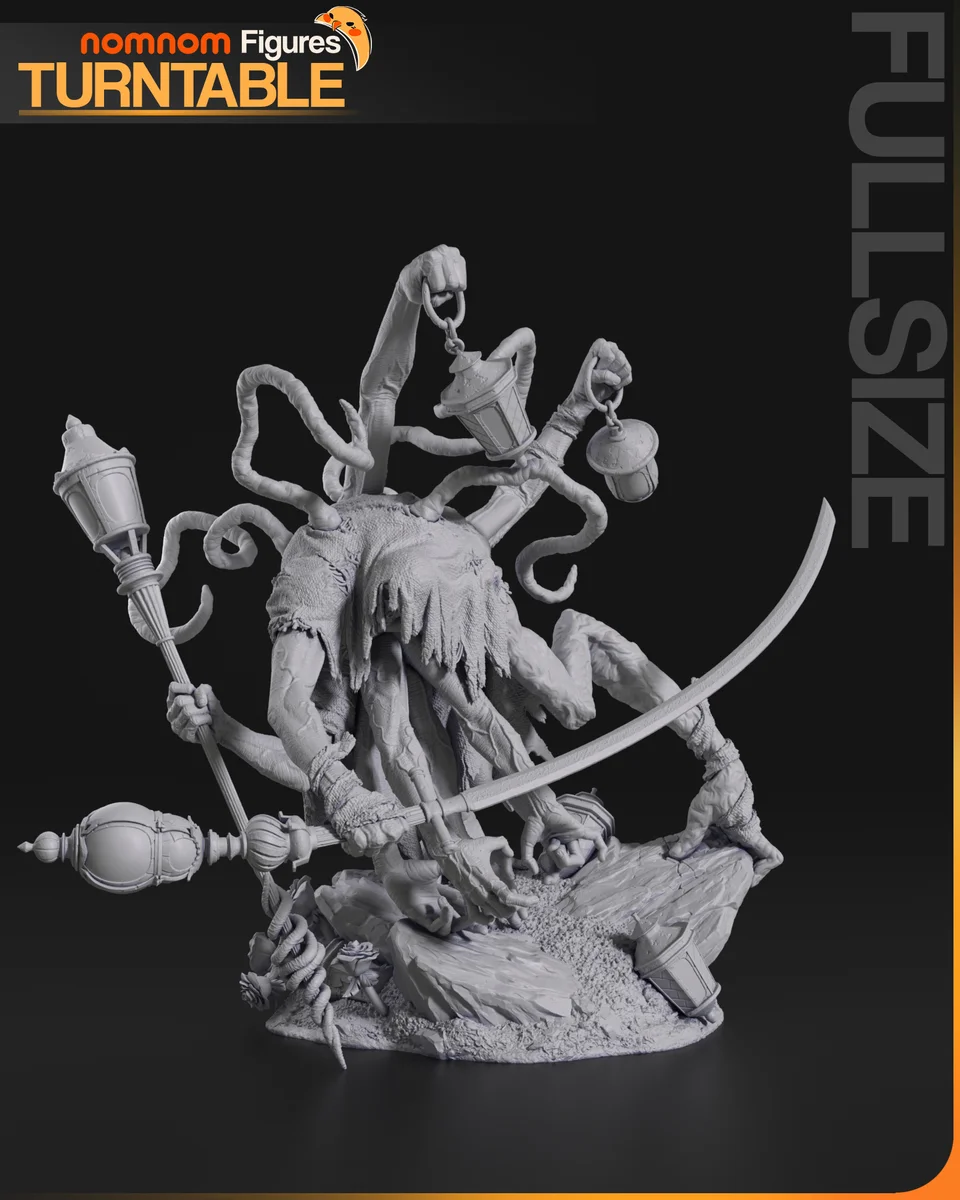 Lamp Master | Fan Art | 3D Printed Resin Model Garage Kit | *Un-Painted* | Nomnom 4