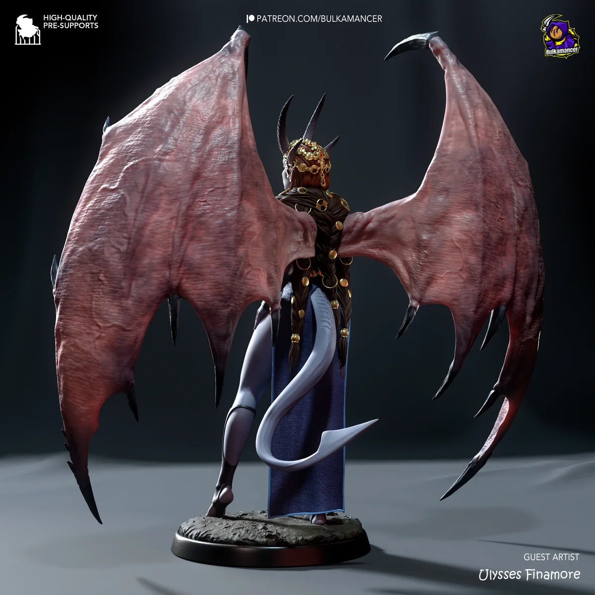 Mizora | Fan Art | 3D Printed Resin Model Garage Kit | *Un-Painted* | Bulkamancer 5