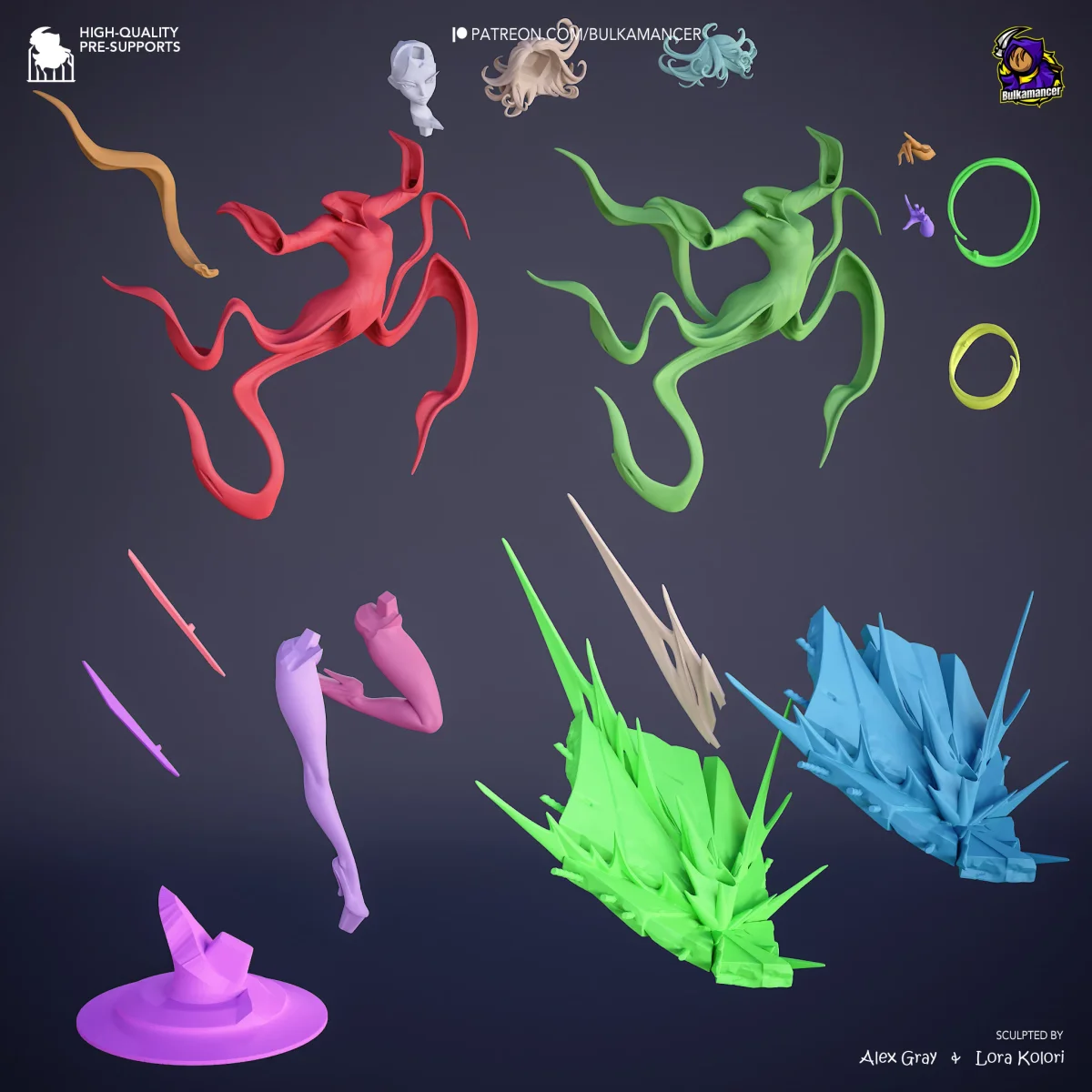 Tatsumaki | Fan Art | 3D Printed Resin Model Garage Kit | *Un-Painted* | Bulkamancer 4