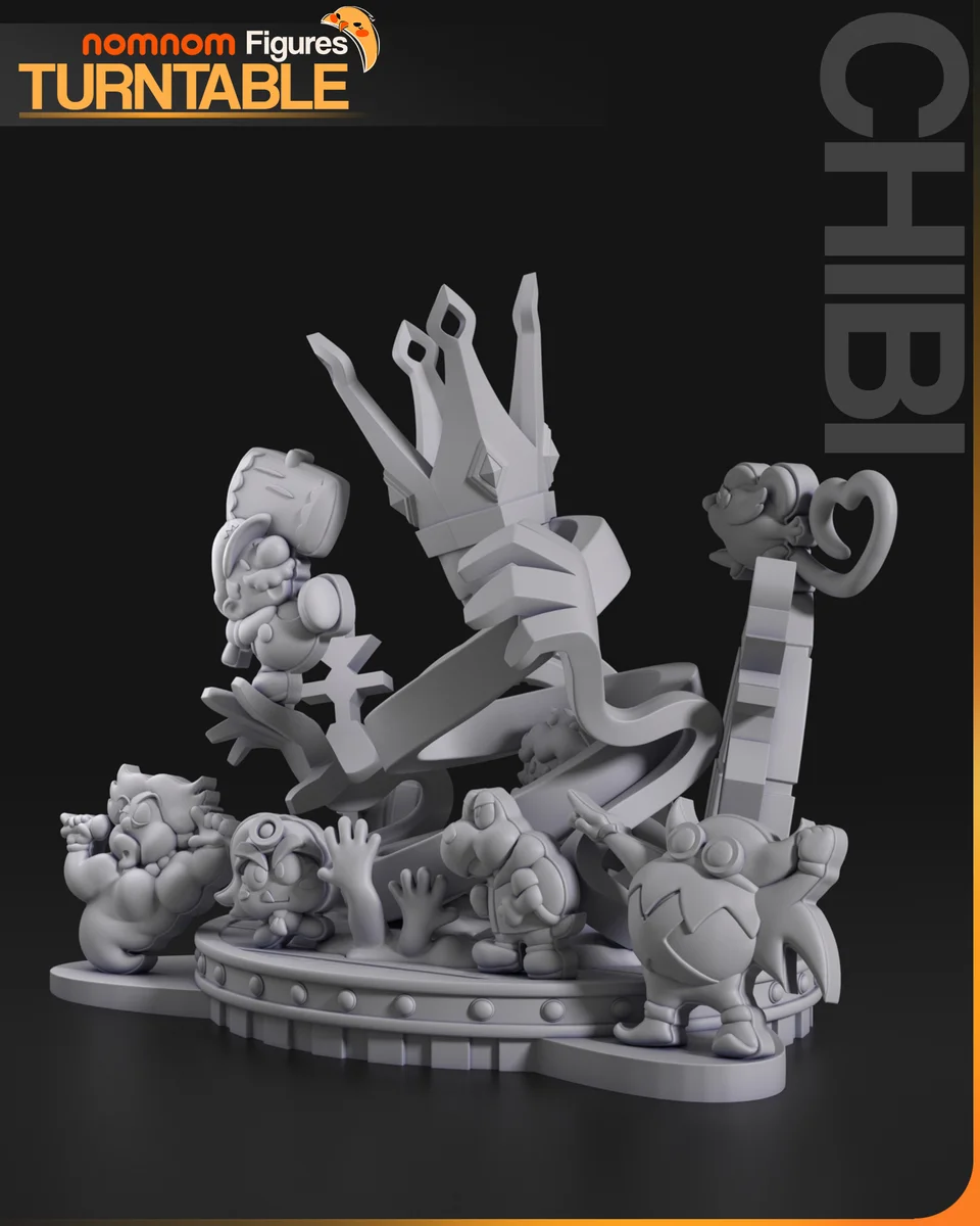 Chibi Paper Mario | Fan Art | 3D Printed Resin Model Garage Kit | *Un-Painted* | Nomnom 6