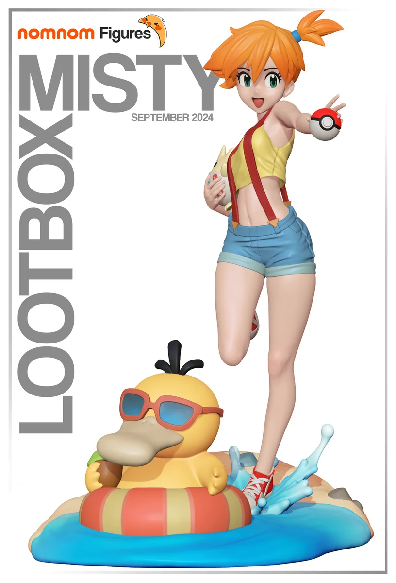 Misty | Fan Art | 3D Printed Resin Model Garage Kit | *Un-Painted* | Nomnom