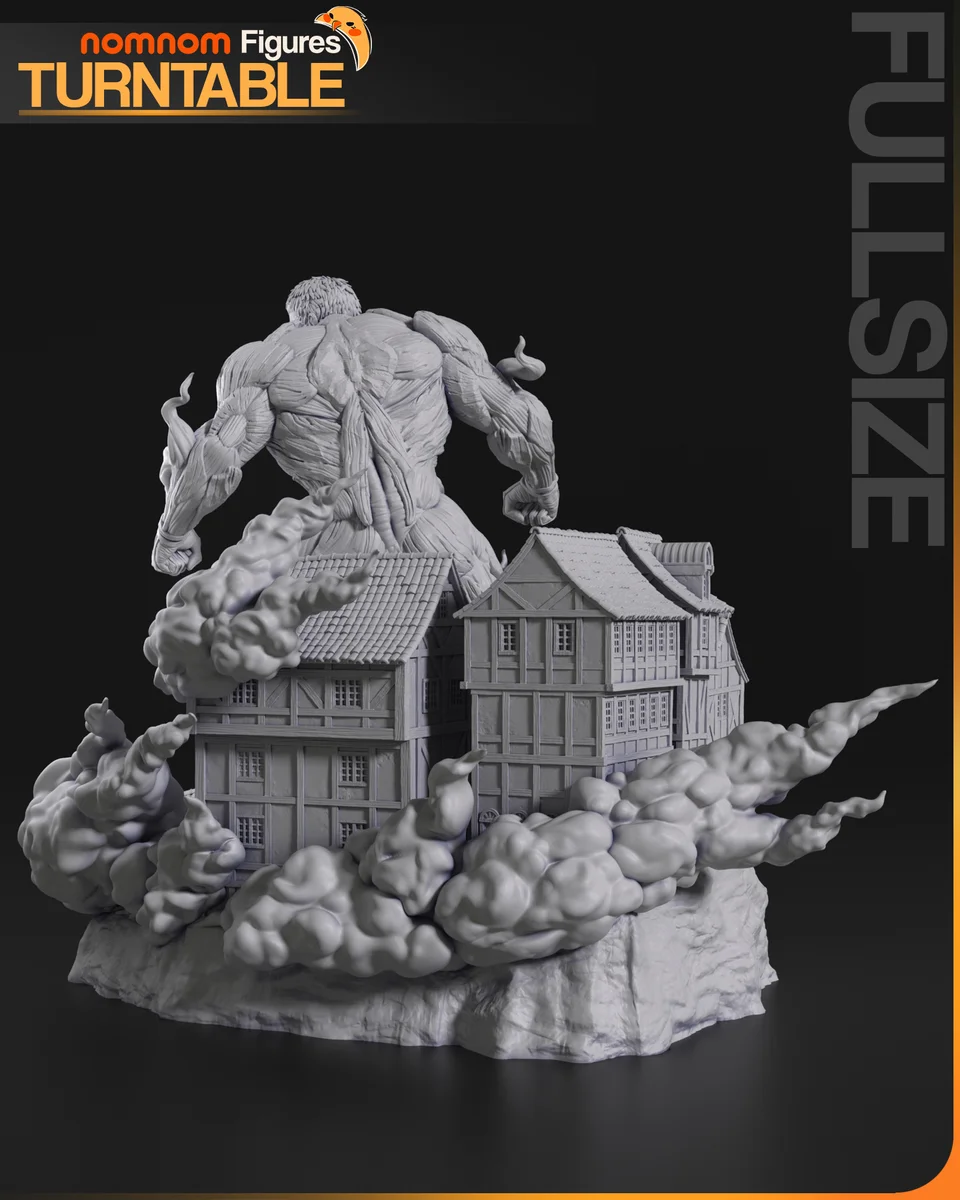 Armored Titan | Fan Art | 3D Printed Resin Model Garage Kit | *Un-Painted* | Nomnom 7