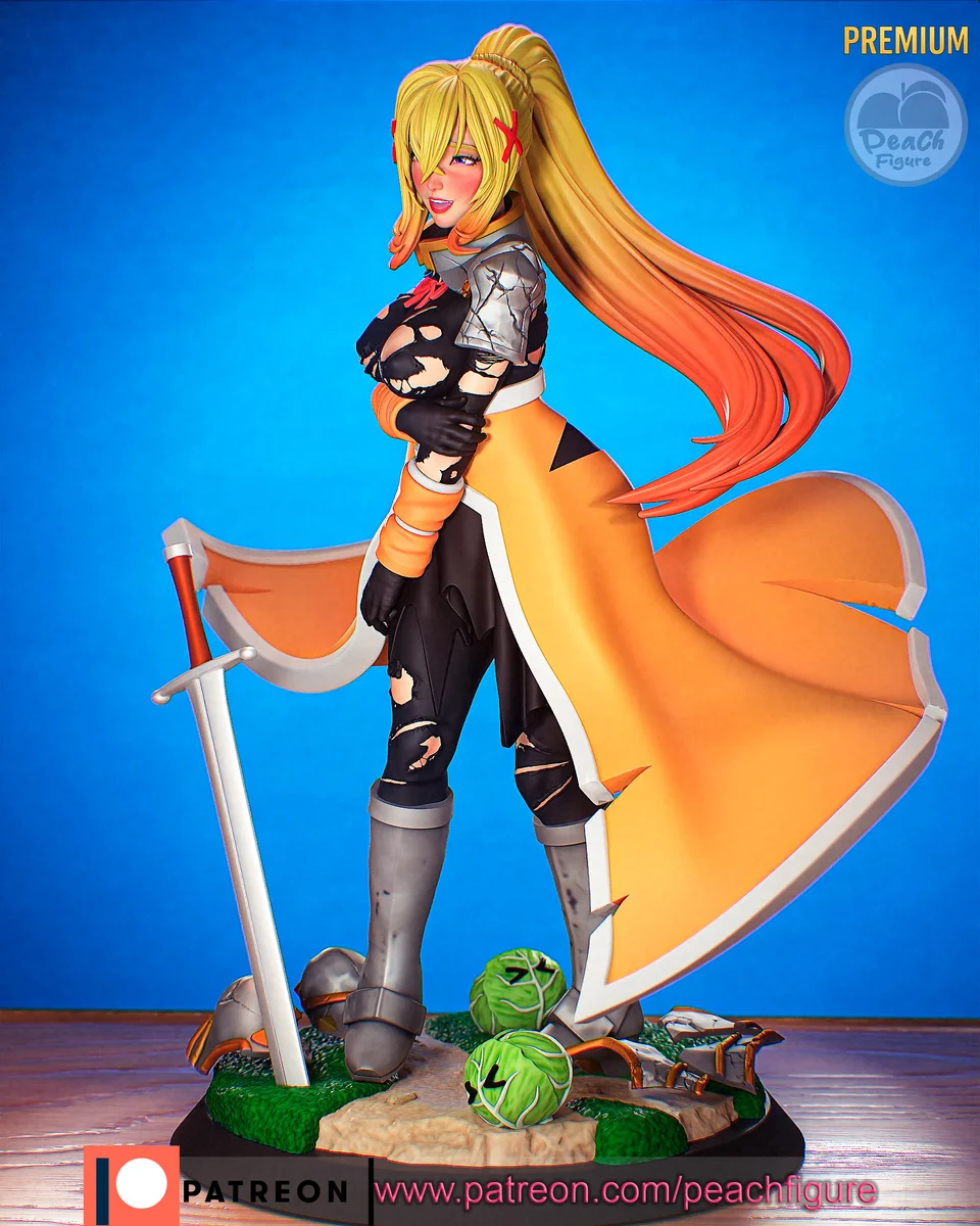 Darkness | Fan Art | 3D Printed Resin Model Garage Kit | *Un-Painted* | Peach Figure 6