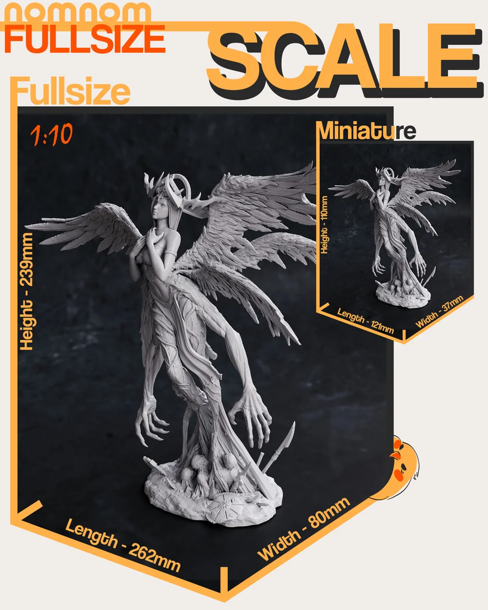 Zhazel | Fan Art | 3D Printed Resin Model Garage Kit | *Un-Painted* | Nomnom 4