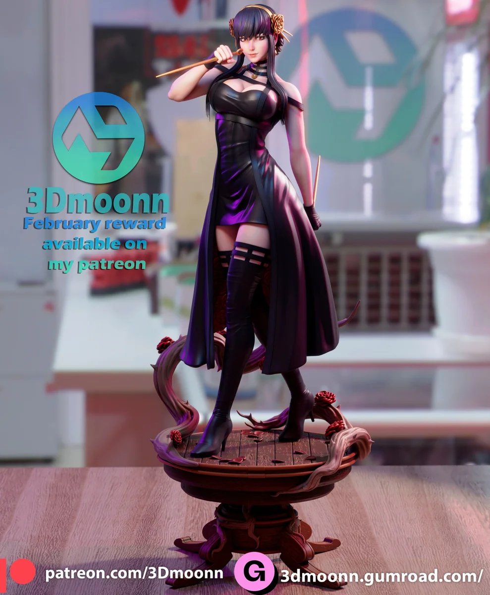 Assassin | Fan Art | 3D Printed Resin Model Garage Kit | *Un-Painted* | 3DMoonn