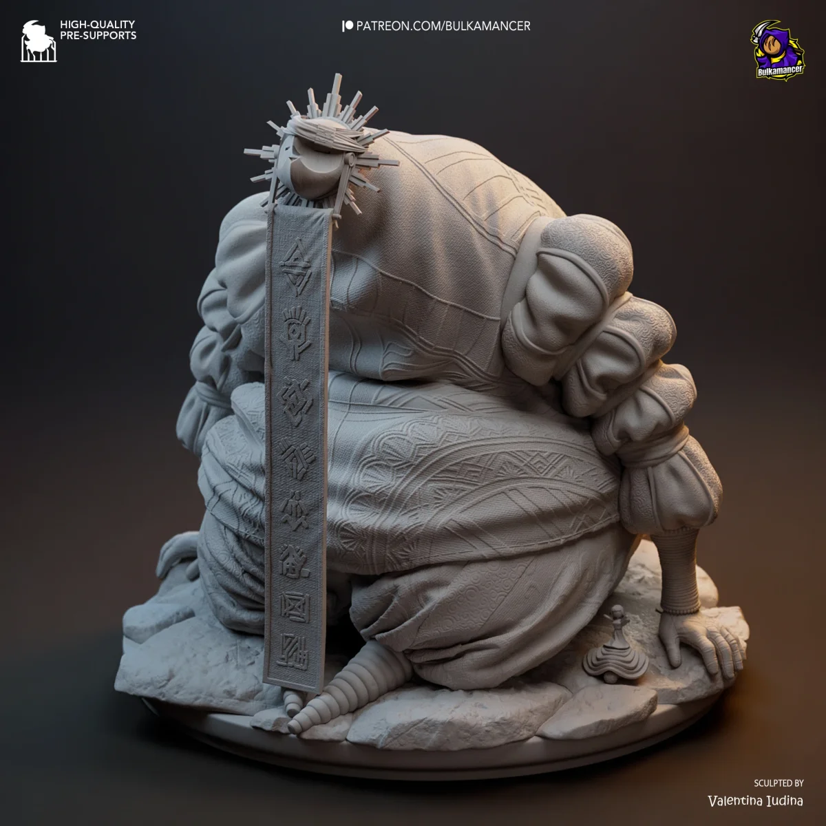 Esquie | Fan Art | 3D Printed Resin Model Garage Kit | *Un-Painted* | Bulkamancer 11