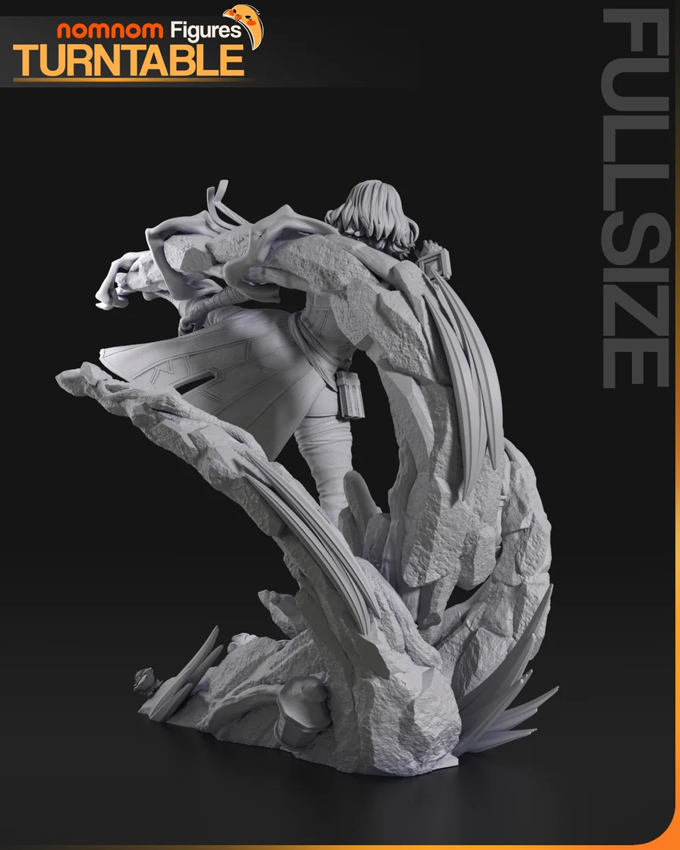 Lune | Fan Art | 3D Printed Resin Model Garage Kit | *Un-Painted* | Nomnom 7