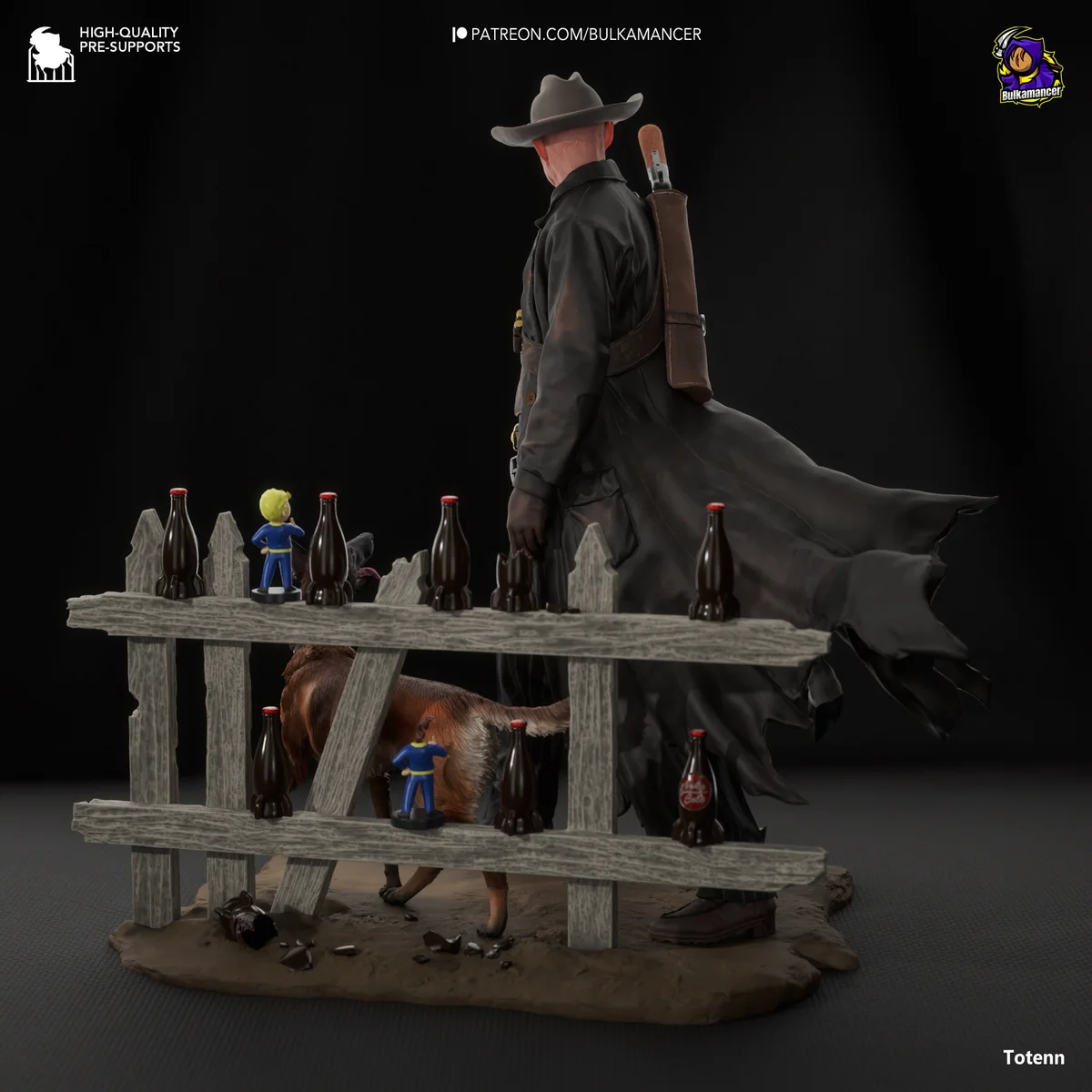 Ghoul | Fan Art | 3D Printed Resin Model Garage Kit | *Un-Painted* | Bulkamancer 3