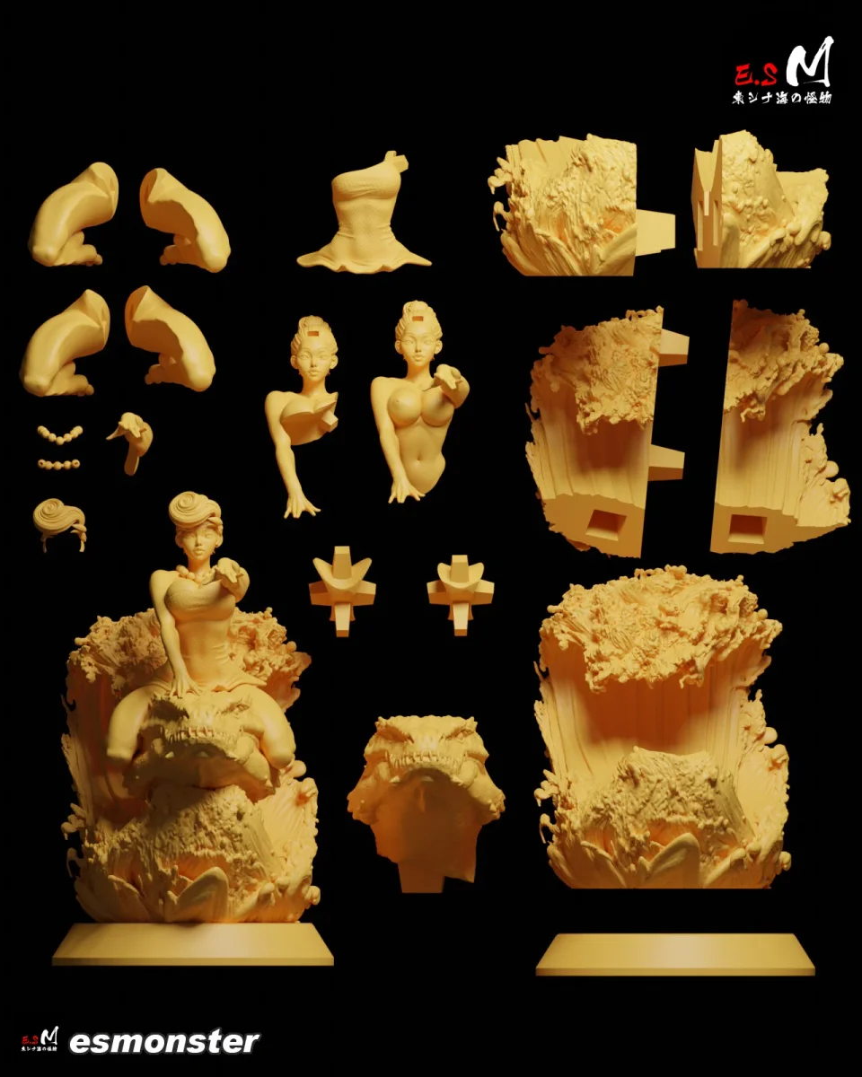 Wilma | Fan Art | 3D Printed Resin Model Garage Kit | *Un-Painted* | ES Monster 5