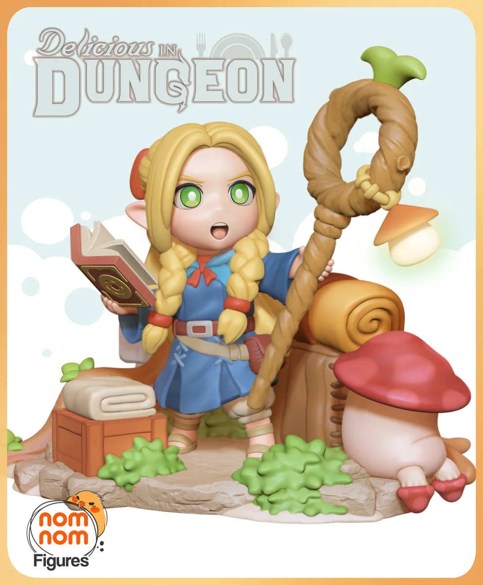 Chibi Marcille | Fan Art | 3D Printed Resin Model Garage Kit | *Un-Painted* | Nomnom