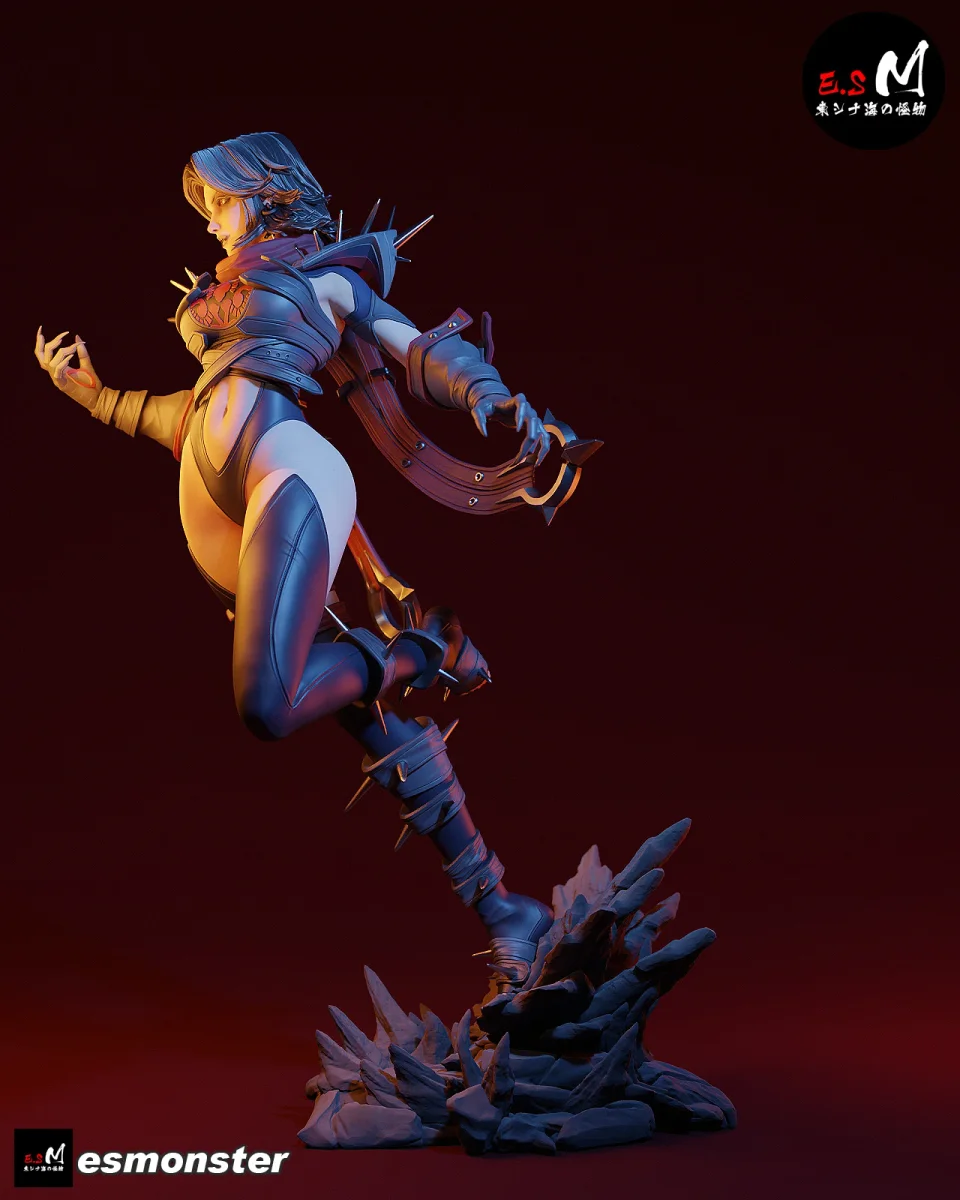 Invisible Woman (Malicious) | Fan Art | 3D Printed Resin Model Garage Kit | *Un-Painted* | ES Monster 6