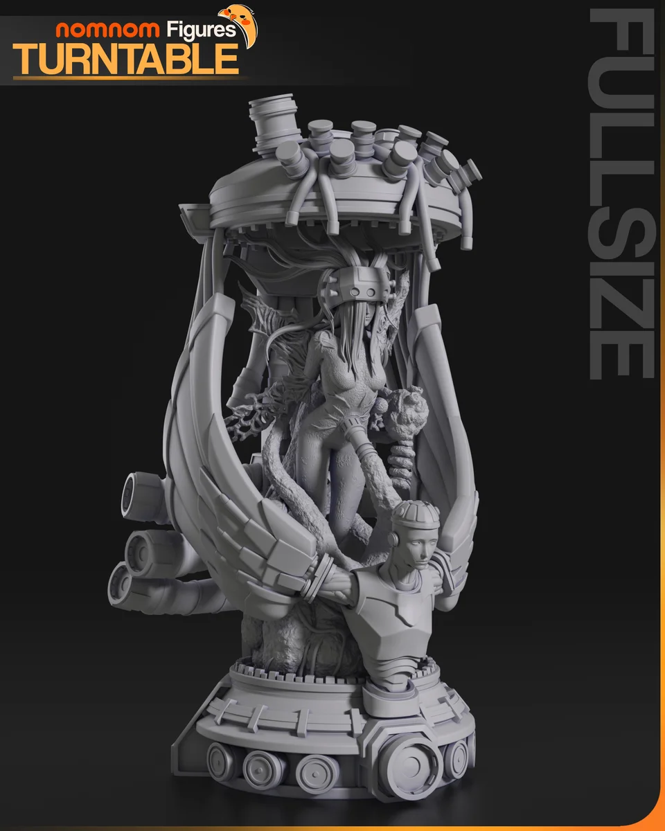 Jenova | Fan Art | 3D Printed Resin Model Garage Kit | *Un-Painted* | Nomnom 5