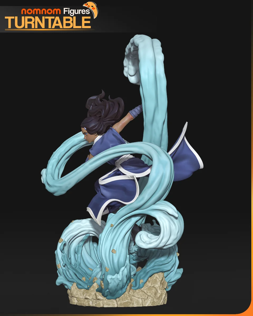 Katara | Fan Art | 3D Printed Resin Model Garage Kit | *Un-Painted* | Nomnom 5
