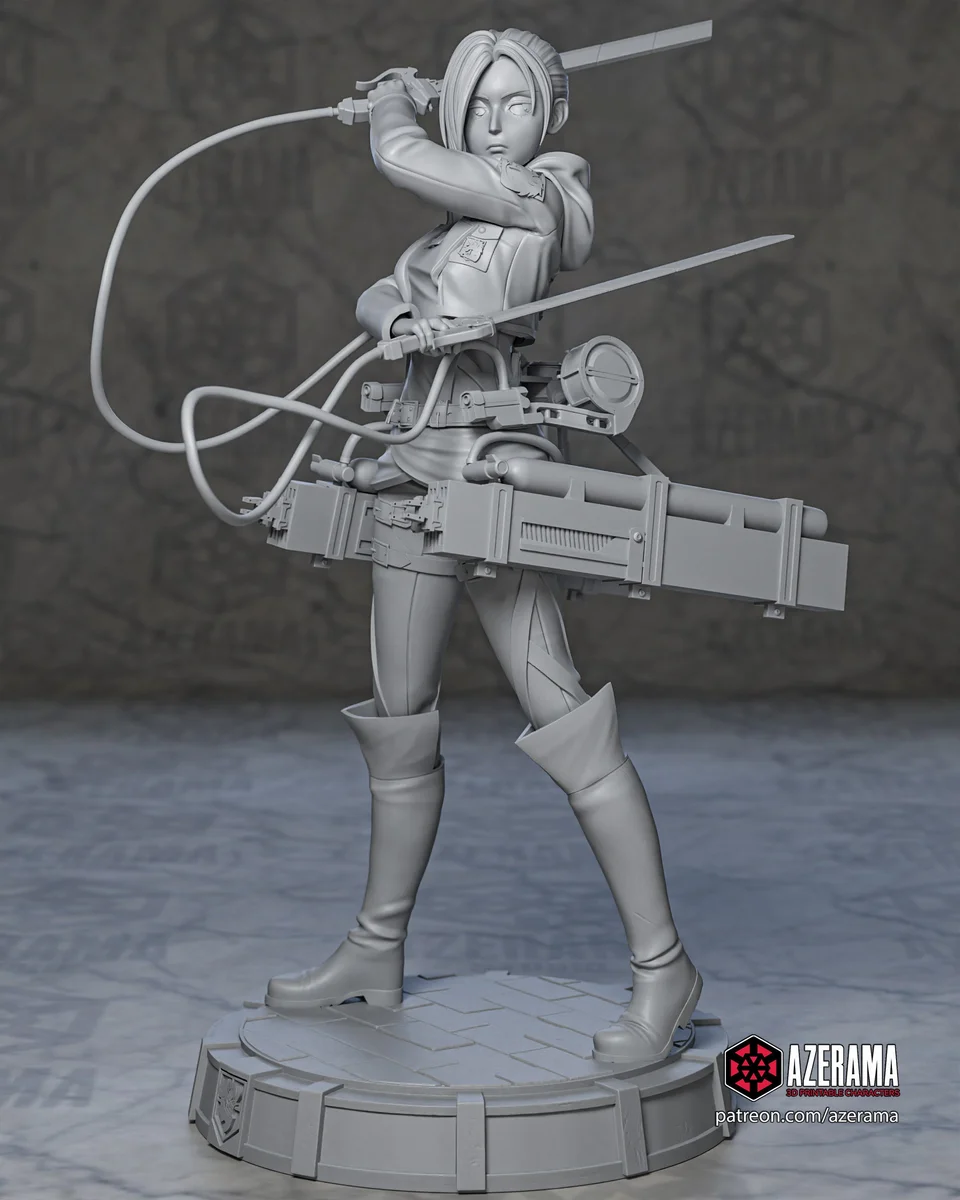 Annie | Fan Art | 3D Printed Resin Model Garage Kit | *Un-Painted* | Azerama 4