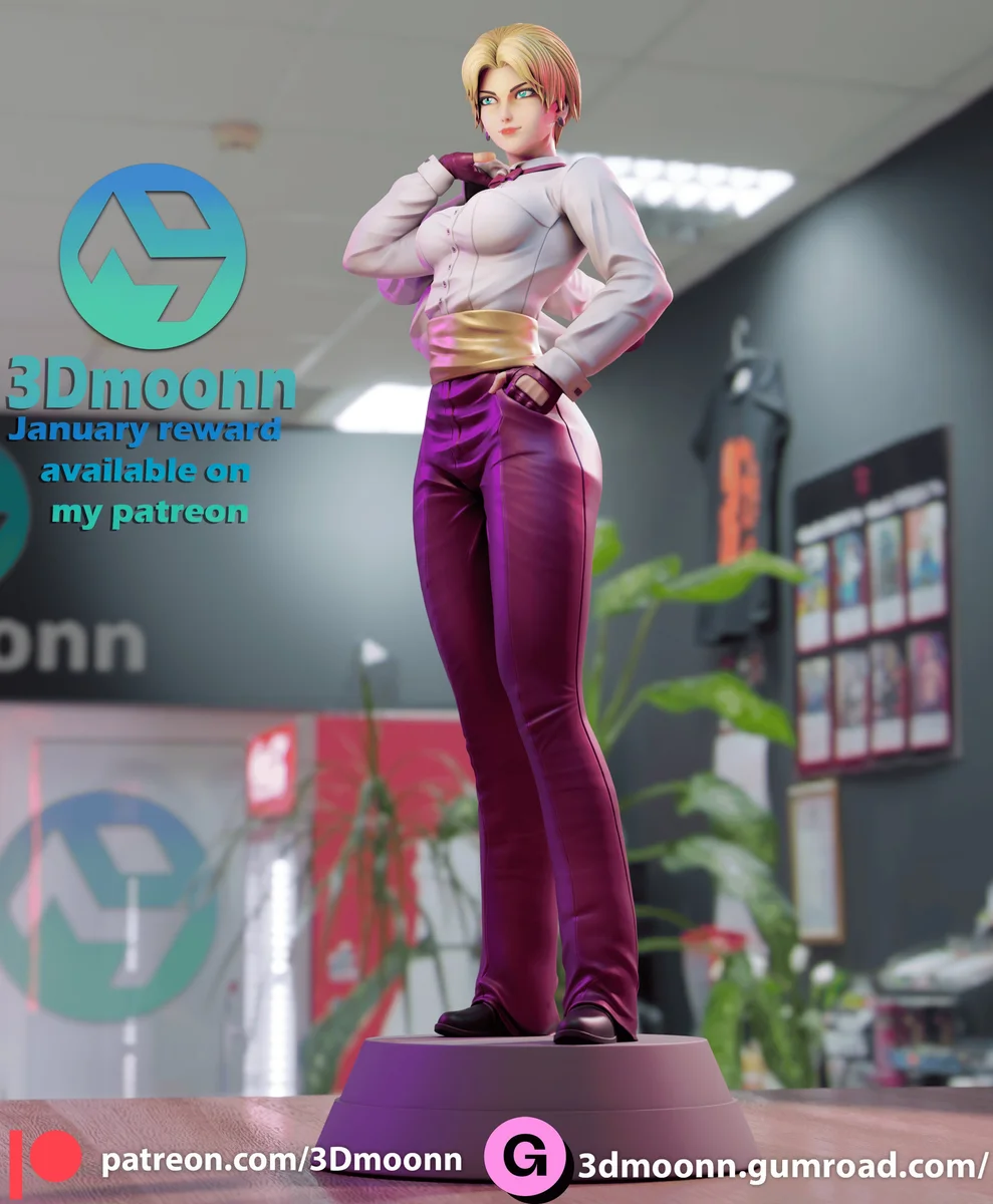 King | Fan Art | 3D Printed Resin Model Garage Kit | *Un-Painted* | 3DMoonn 5