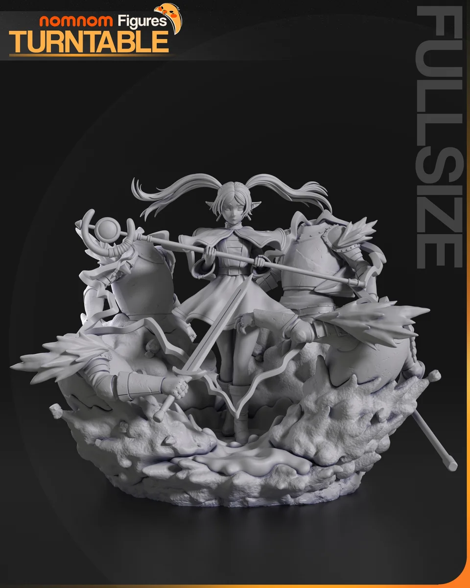 Frieren | Fan Art | 3D Printed Resin Model Garage Kit | *Un-Painted* | Nomnom 4